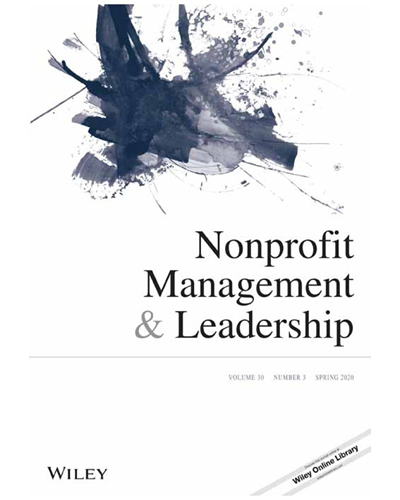 Nonprofit Management & Leadership Publication Cover
