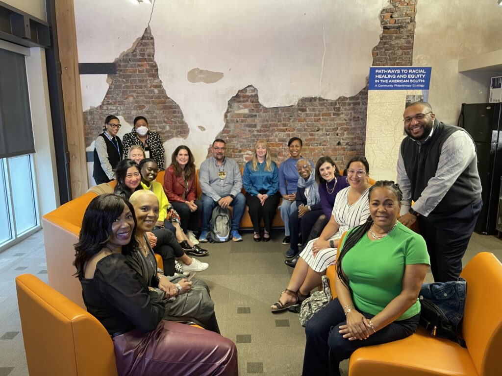 Racial Healing Certification members at the Center of Community Philanthropy offices.